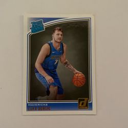 Luka Doncic DONRUSS RATED ROOKIE