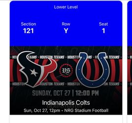 Texans vs Colts 