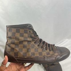 Louis Vuitton high top Damier Shoes