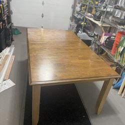72 Inch Long, 42 Inch Wide Dining Table With 12 Inch Leaf - You Pick Up