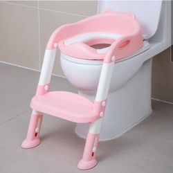 Potty Training Toilet Chair Seat with Step Stool Ladder