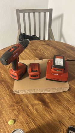 Hilti Cordless Drill with Batteries and Charger
