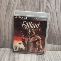 Ps3 Fallout New Vegas Video Game & Manual Sony Playstation 3