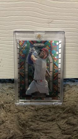 Bryce Harper stained glass baseball card