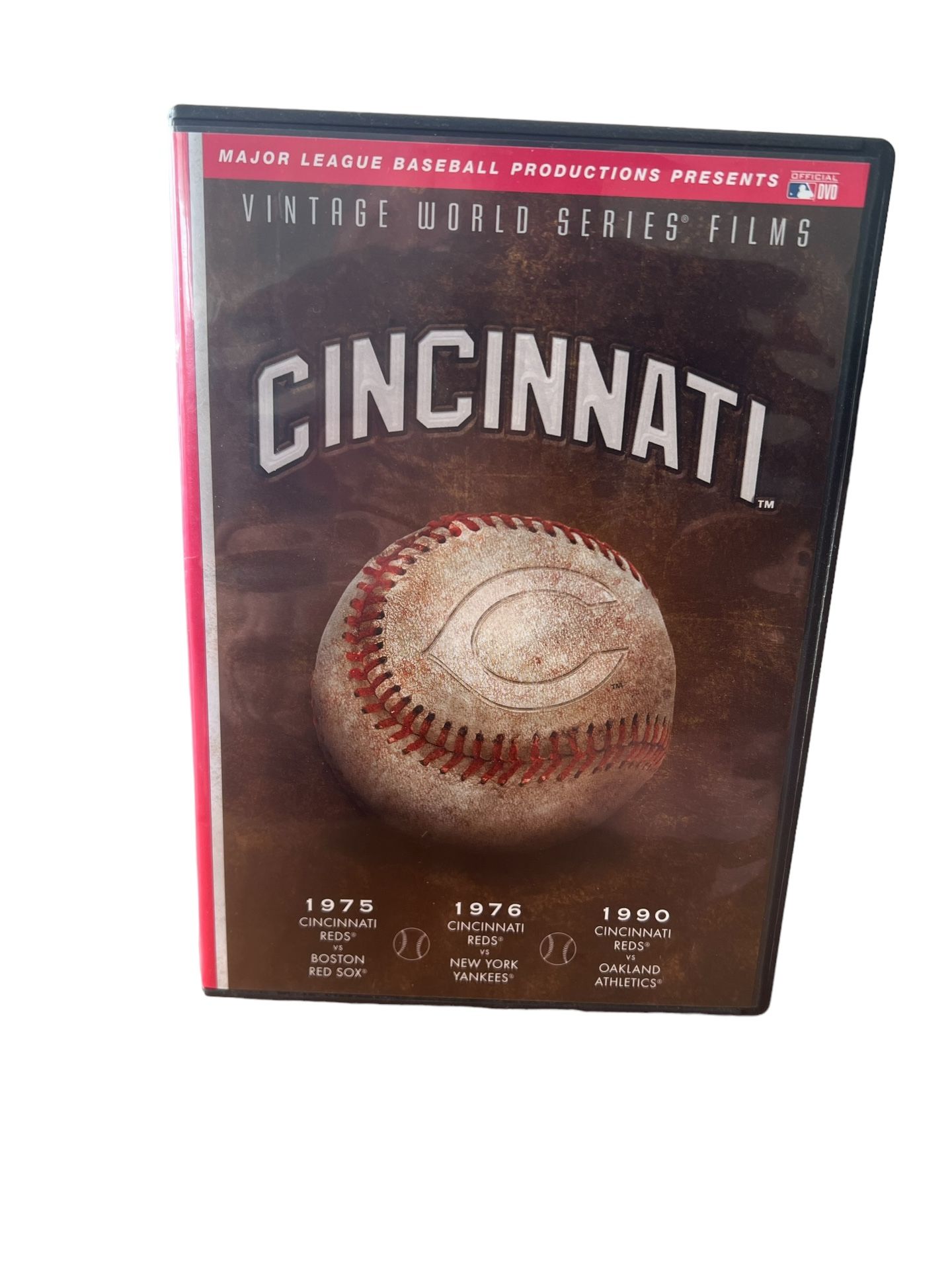 MLB Vintage World Series Films - Cincinnati Reds 1975, 1976 & 1990 DVD Experience the excitement of the Cincinnati Reds during their victorious run i