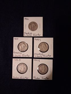 Lot 5 Silver Quarters
