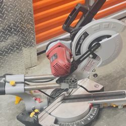 New Chicago Electric 12 Inch Double Level Laser Guided Miter Saw