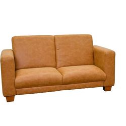 Children's Factory As We Grow Modern sofa , Flexible Seating for Classroom Elementary, Adjustible Playroom Furniture, Faux Distressed Leather Brown  C