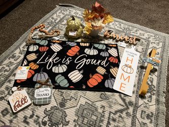 Fall Decor Lot NWT