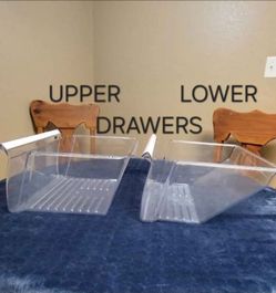 REFRIGERATOR CRISPER DRAWERS.$20 both