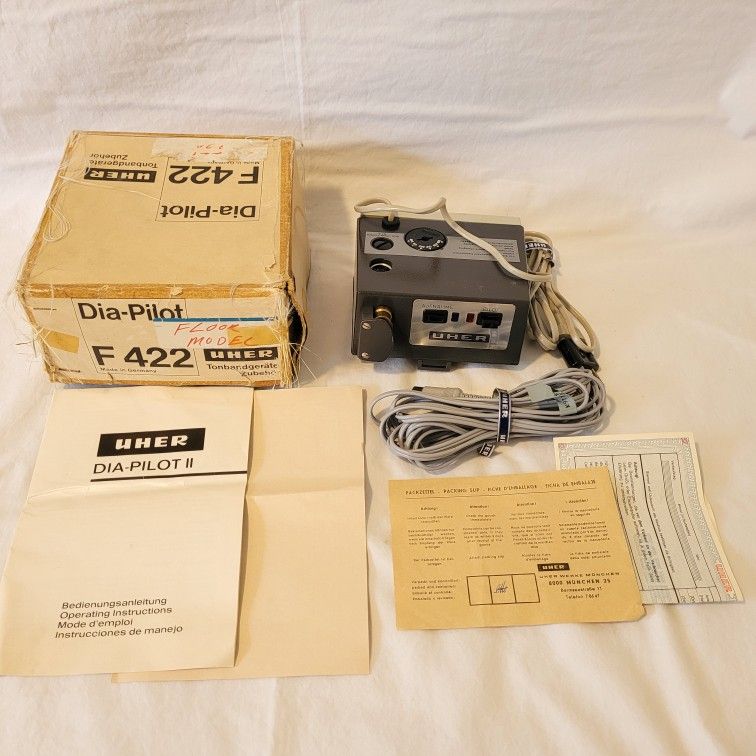 UHER F 422 Dia-Pilot II Automatic Slide Advancer F422 Projector Accessory Vintage