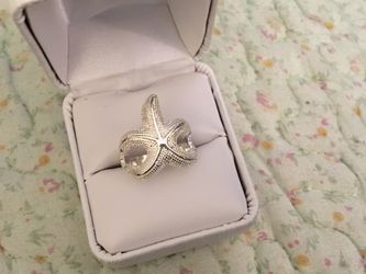 925 starfish ring