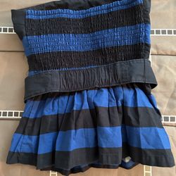 Hollister Strapless Blouse And Jeans