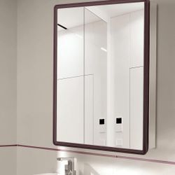 (New in Box)
FOMAYKO Aluminum Bathroom Medicine Cabinet with Farmhouse Coffee Framed 30(H) x22(W) Inches Recess or Surface Mount Mirror Cabinet /21-FR