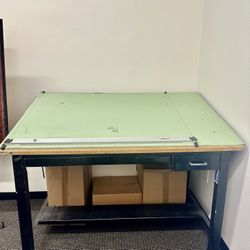 Antique drafting table