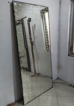 RH large Venetian antiqued mirror