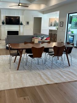 West Elm Mid Century Extendable Dining Table and Chairs