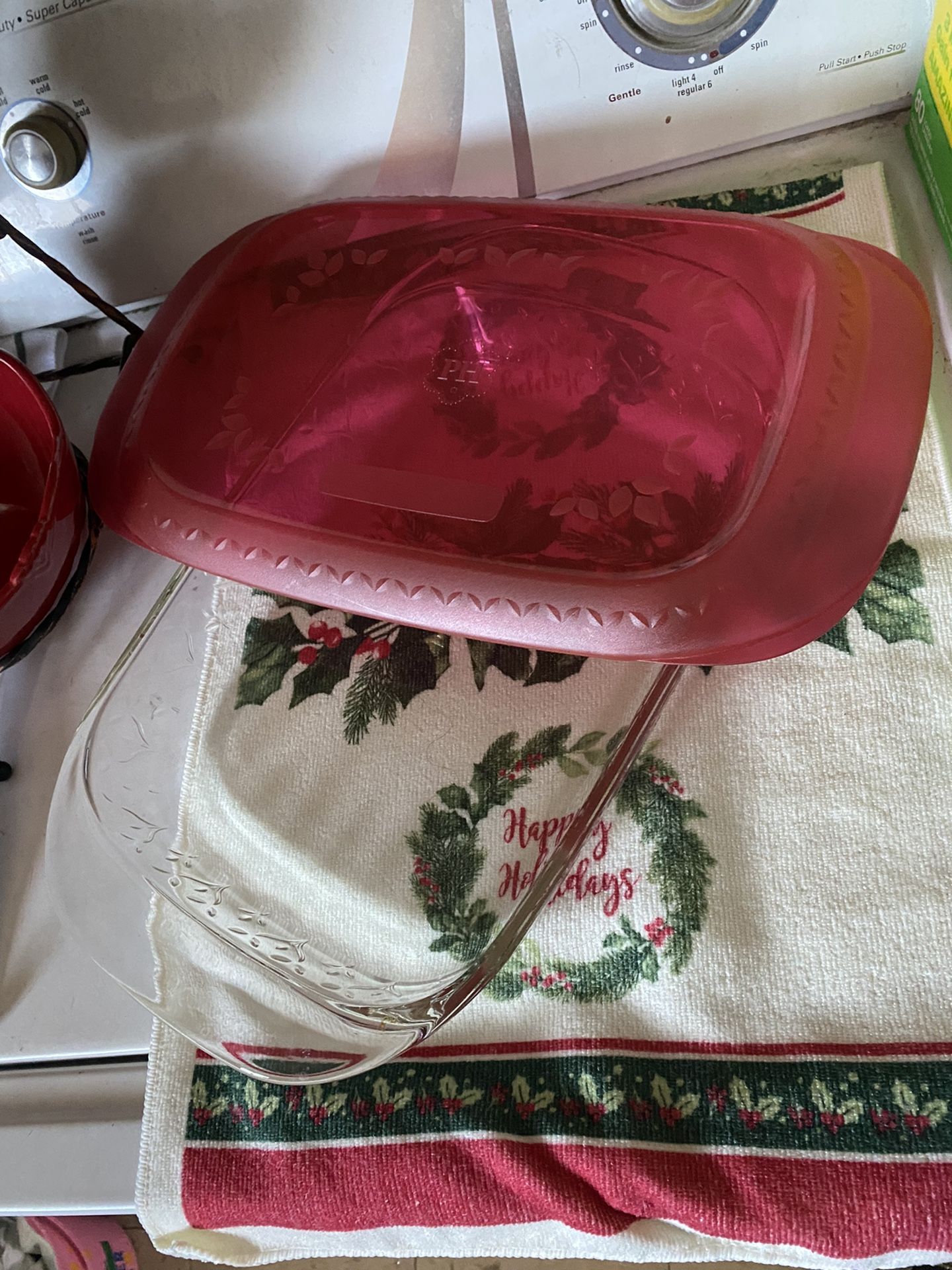 PH Glass Dishe $50