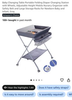 Portable Baby changing table