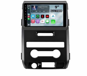 8 Core 4+64GB Car Radio Stereo Upgrade for Ford F150 2009 2010 2011 2012, Plug and Play 9'' Android 13 Head Unit with Wireless Carplay/Android Auto/10