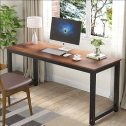 New 63" Rustic Brown Computer Work Desk for Home or Office