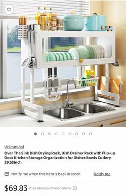 Over The Sink Dish Drying Rack