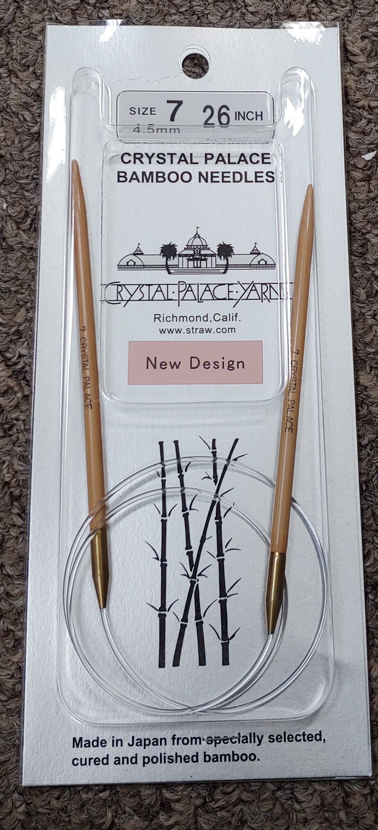 New Crystal Palace Bamboo Needles US 7 4.5mm
