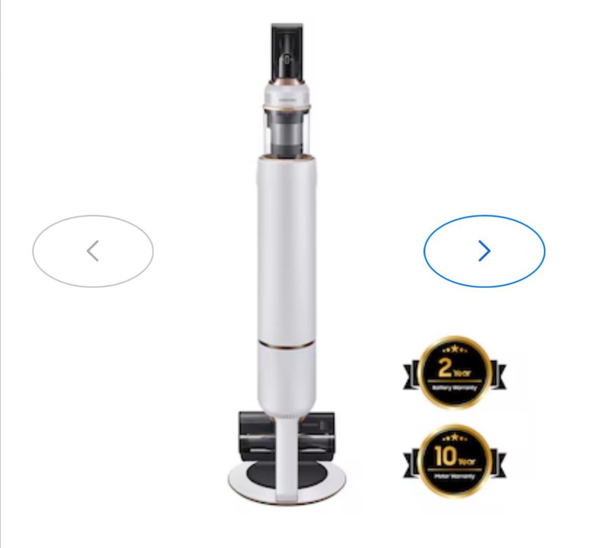 Samsung Bespoke Jet with All in One Clean Station 25.2 Volt Cordless Pet Stick Vacuum 
