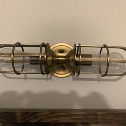 Urban Renewal Antique Brass Light Fixture