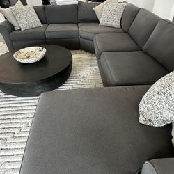 5 Piece Gray Sectional - Great Condition!