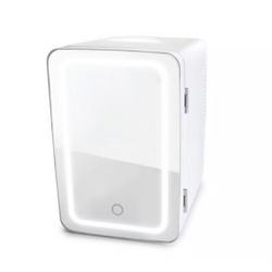 LED Lighted mini fridge Multi-use