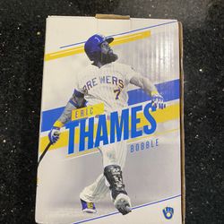 Eric Thames Bobblehead Milwaukee Brewers Swing Homerun SGA 2019, 7” tall