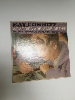 Ray Connor "Memories are made of this" vinyl record