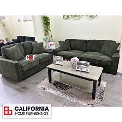 Modern Living Room Sofa Set - 2 Piece Safa & Loveseat