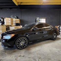 18 INCH NEW WHEELS AMG STYLE FOR MERCEDES BENZ CLA250 A220 C250 C300 C350 GLA250 GLB250 WITH NEW TIRES !!!
