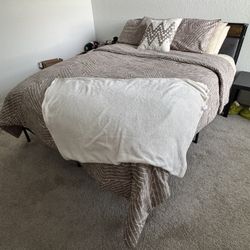 Queen Size Bed Frame And Mattress 