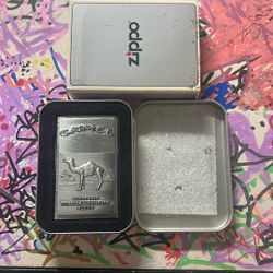 Zippo Lighter Camel Cigarettes 1(contact info removed) Replica 2nd Release Vintage Never Fired