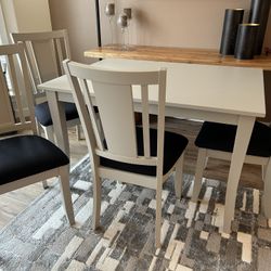 Dining Table Set With Four Chairs