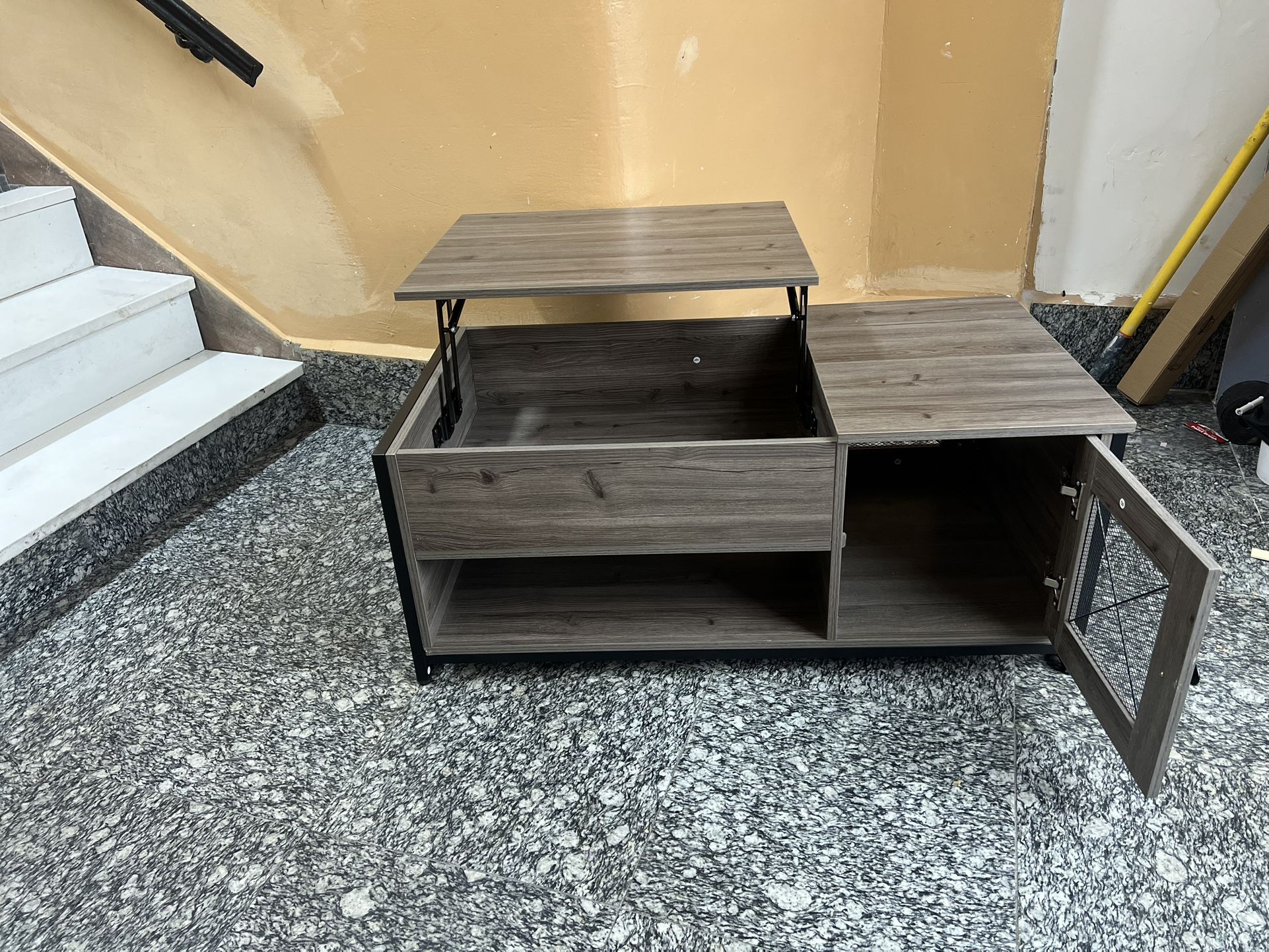 Sleek Storage Table /negotiable