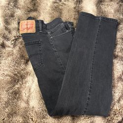 BLACK LEVI JEANS~33x32