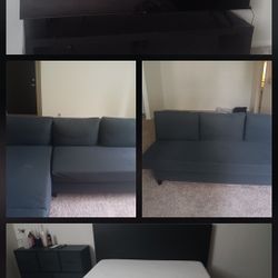 Moving Sale- Sleeper sofas, Bed, TV