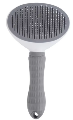 Self-Cleaning Stainless Steel Pet Hair Brush for Dogs and Cats