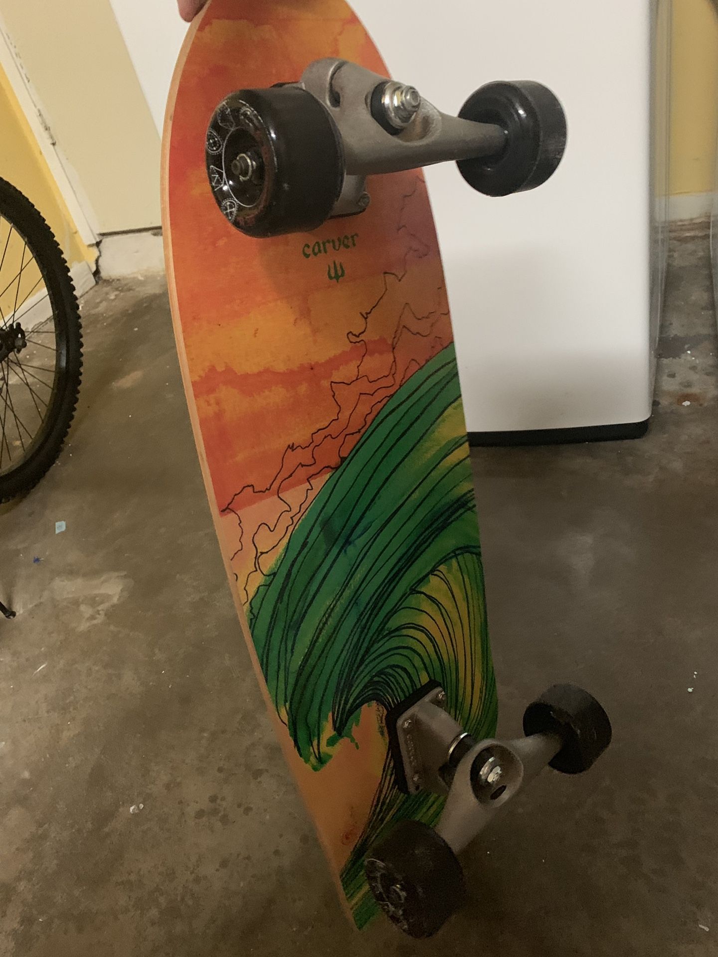 New Carver Skateboard surfboard style