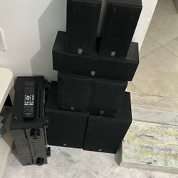 Pioneer Amplifier/ Yamaha Speakers 