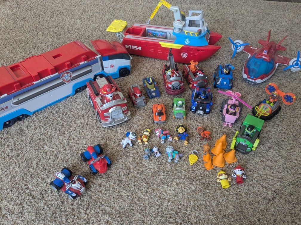 Paw Patrol Toy Lot