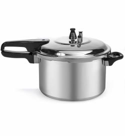 Barton 6 Quart Pressure Canner, Aluminum Pressure Cooker Pot with Release Valve, Stove Top Fast Cooking Canner 99904/2