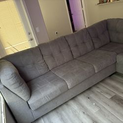 grey sectional