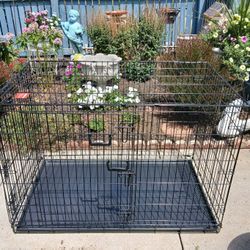 Another Metal DOG KENNEL PET CARRIER VERY LARGE HEAVY DUTY! LIKE NEW!