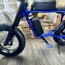 Brand New Super73 EBike electric bicycle custom build bike 2500w dual 52v Samsung super 73 S2 R RX v3 ZX  Adventure