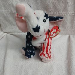 Beanie Baby (Righty) Elephant (RARE)